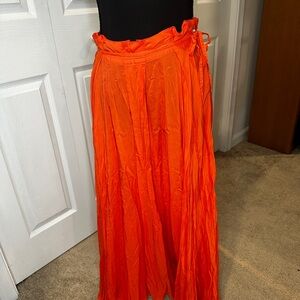 Vibrant Orange Women's Skirt